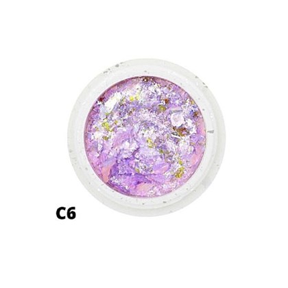 Foil De Glitter Cor: C6 - Roxo