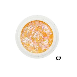 Foil De Glitter Cor: C7 - Laranja