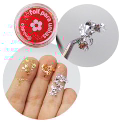 Foil Folhas De Ouro 3 Tons - Prateado Foil Folhas De Ouro 3 Tons - Prateado