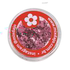 Foil picado Rosa Gold cromado Mix da Jo Foil picado Rosa Gold cromado Mix da Jo