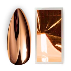 Folha de espelho Cobre 16un folha cromo Folha de espelho Cobre 16un folha cromo