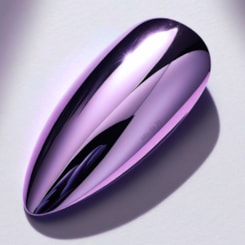 Folha de espelho Lilás 16un Unhas cromadas Folha de espelho Lilás 16un Unhas cromadas