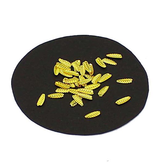 Folhas de Luxo 50 Peças - Modelo: Mini Peninha 5 x 2mm - Dourado - Imagem principal - b7c15b1e-7871-4f69-8157-1cc0e7886cf4