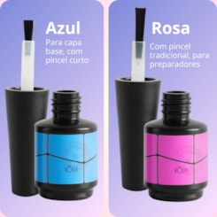 Frasco Eco Azul para Base Volia 10ml Vazio