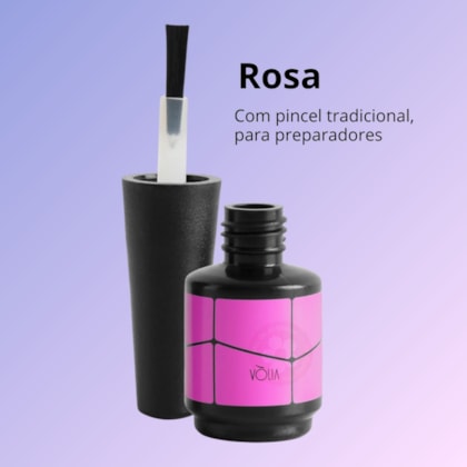 Frasco Eco Rosa para preparadores Volia 10ml Vazio