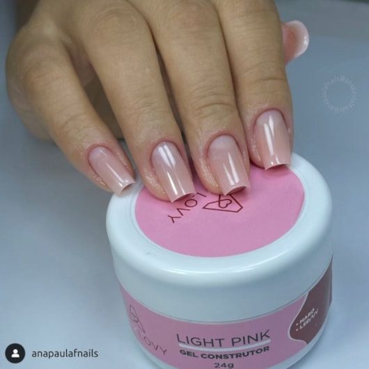 Gel Any Love Light Pink 24g para unhas