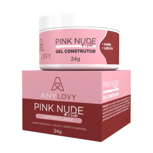 Gel Any Love Pink Nude + Nude 24g para unhas