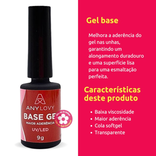 Gel base Any Love 9g para unhas