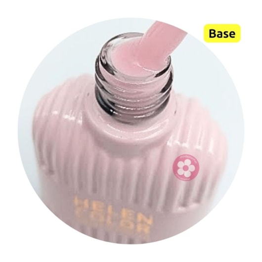 Gel base niveladora Estrutural Helen Color 3 em 1 Baby Pink 5#/ 15ml para unhas