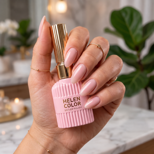 Gel base niveladora Estrutural Helen Color 3 em 1 Nude 16#/ 15ml para unhas