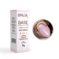 Gel base niveladora Natural 3 em 1 Brilia Nails 9g Gel base niveladora Natural 3 em 1 Brilia Nails 9g