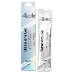 Gel base Real Love AllSmile Refil de 10ml Sachê