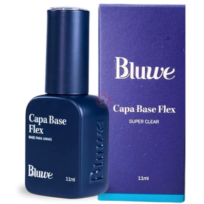Gel Capa Base Bluwe Flex Clear Pink 11ml