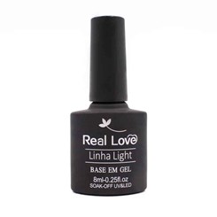 Gel capa base Real Love 8ml Linha light