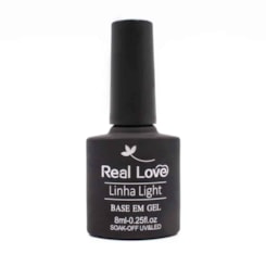 Gel capa base Real Love 8ml Linha light sem TPO Gel capa base Real Love 8ml Linha light sem TPO