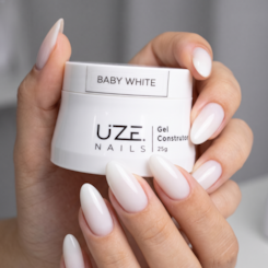 Gel Construtor Natural Baby White Uze Nails 25g