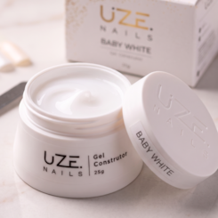Gel Construtor Natural Baby White Uze Nails 25g