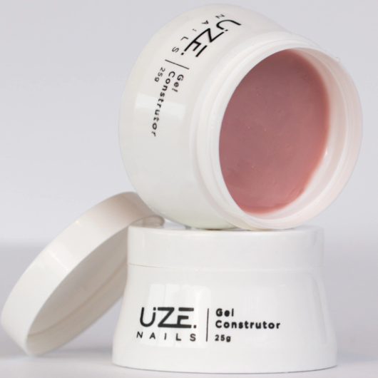 Gel Construtor Natural Nude Pink Uze Nails 25g para unhas