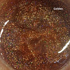 Gel Construtor Shine 15g Fan Nails Com Glitter Cor: Golden