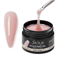 Gel Construtor Sioux 15ml UV/LED Cor: Nude Bege Gel Construtor Sioux 15ml UV/LED Cor: Nude Bege
