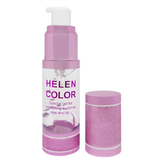 Gel Esfoliante Cílios Sobrancelhas Helen Color para unhas