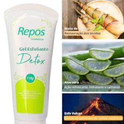 Gel Esfoliante Detox Repos 110g Gel Esfoliante Detox Repos 110g