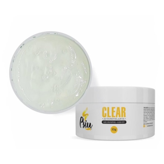 Gel Flexível Clear 25g Psiu para unhas