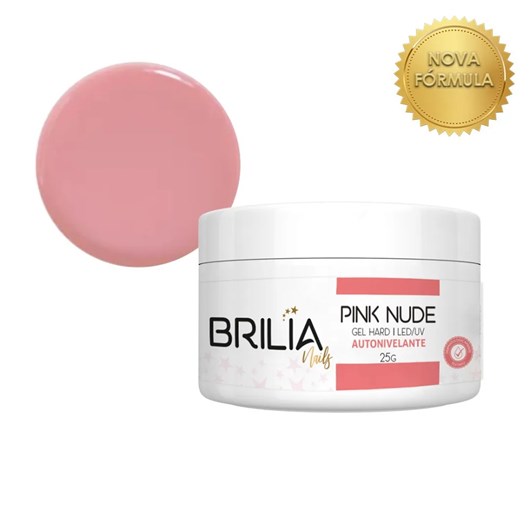 Gel Hard Pink Nude Brilia 25g - Imagem principal - 1e4f5d64-d849-4a10-bea5-507100008673