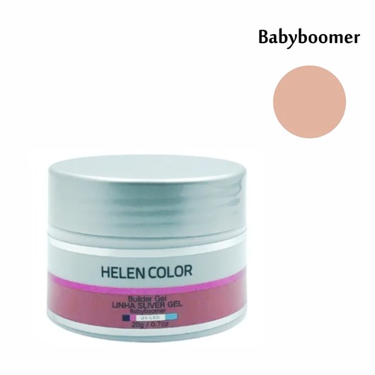Gel Helen Color  - Linha Sliver Gel 20g C/ Anvisa - Cor: Babyboomer - Imagem principal - 64ee34e4-e716-4be8-998c-eff78f86fad4