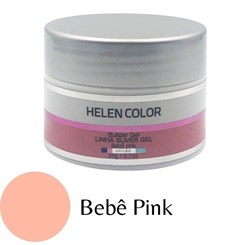Gel Helen Color  - Linha Sliver Gel 20g C/ Anvisa - Cor: Bebê Pink