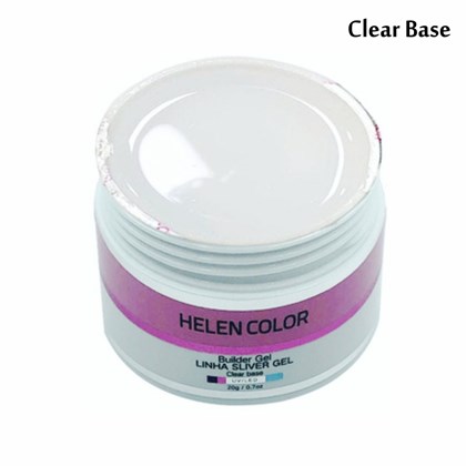 Gel Helen Color  - Linha Sliver Gel 20g C/ Anvisa - Cor: Clear Base