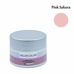 Gel Helen Color  - Linha Sliver Gel 20g C/ Anvisa - Cor: Pink Sakura