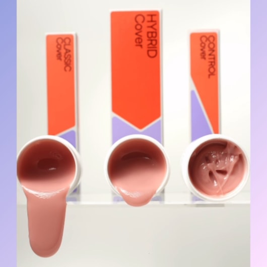 Gel Hybrid Volia 34g Nude Cover Escolha Cor:Nude para unhas