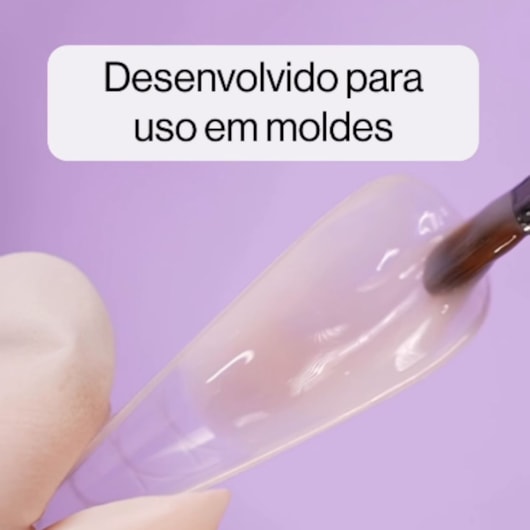 Gel Hybrid Volia 34g Nude Cover Escolha Cor:Nude para unhas