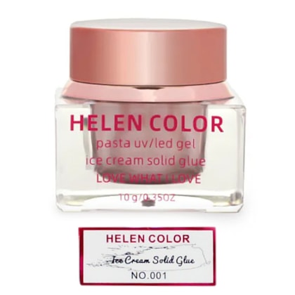 Gel paint branco 10ml Helen Color
