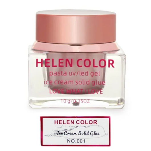 Gel paint branco 10ml Helen Color para unhas