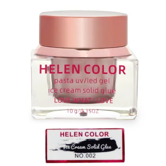 Gel paint  Preto 10ml Helen Color para unhas