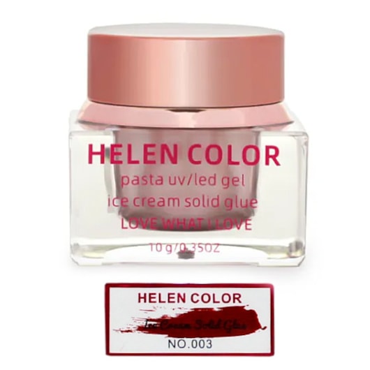 Gel paint vermelho10ml Helen Color para unhas