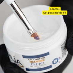 Gel para molde F1 control Clear transparente Brilia 25g