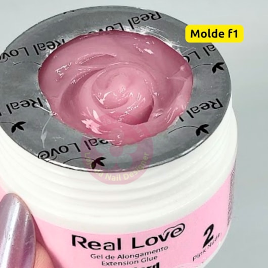 Gel para molde F1 Control Real Love 15ml para unhas