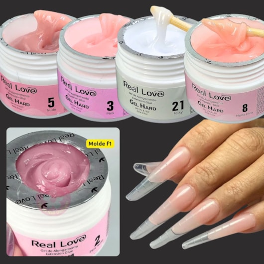 Gel para molde F1 Control Real Love 15ml para unhas