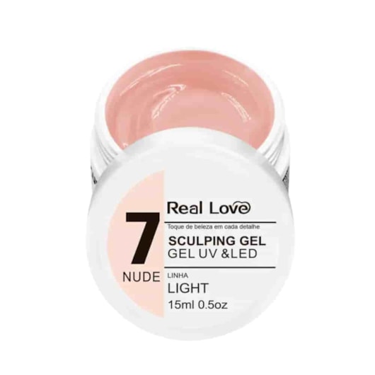 Gel Real Love 15ml Linha Light Sculping para unhas