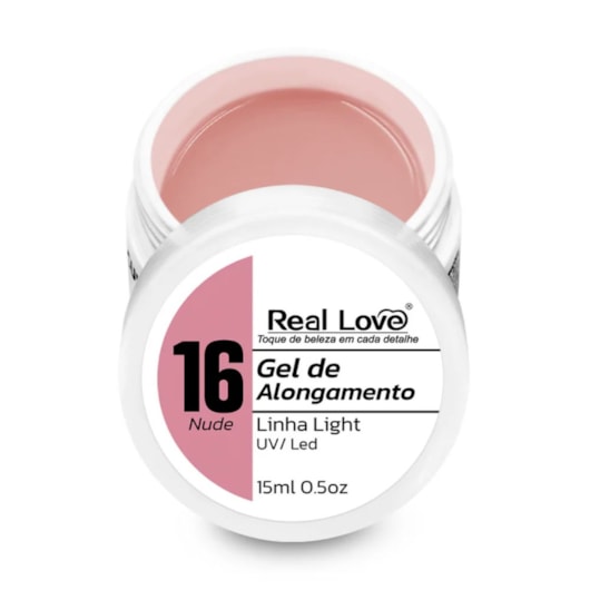 Gel Real Love 15ml Linha Light Sculping para unhas