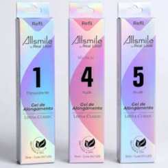 Gel Real Love sem TPO AllSmile Refil Sachê 15ml Linha Classic Gel Real Love sem TPO AllSmile Refil Sachê 15ml Linha Classic