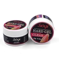 Gel Sioux 15 Uv/Led Hard Control Cor: Transparente Gel Sioux 15 Uv/Led Hard Control Cor: Transparente