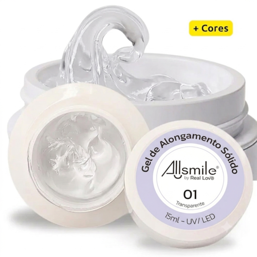 Gel sólido Real Love 15ml Massinha em gel para unhas