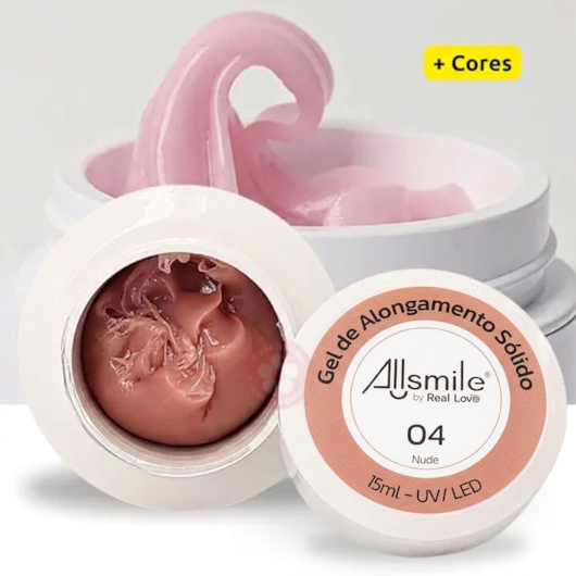 Gel sólido Real Love 15ml Massinha em gel para unhas