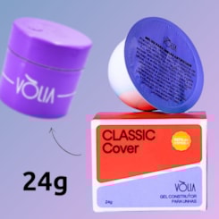 Gel Volia Classic Cover 24g Refil Blister para potinho Gel Volia Classic Cover 24g Refil Blister para potinho