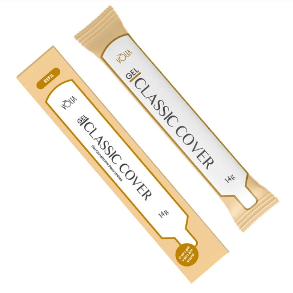 Gel Classic Cover Volia 14g Sache, o queridinho da nail desginer