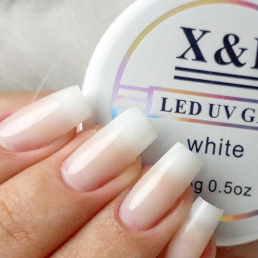 Gel X&D 14g Cor: Branco para unhas